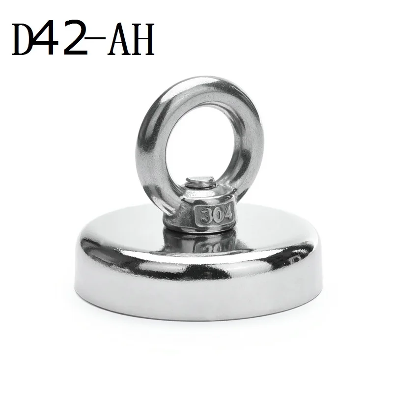Strong Neodymium Magnet Double Side Search Magnetic hook D48 - D74*28mm  Super Power Salvage Fishing Magnetic Stell Cup Holder