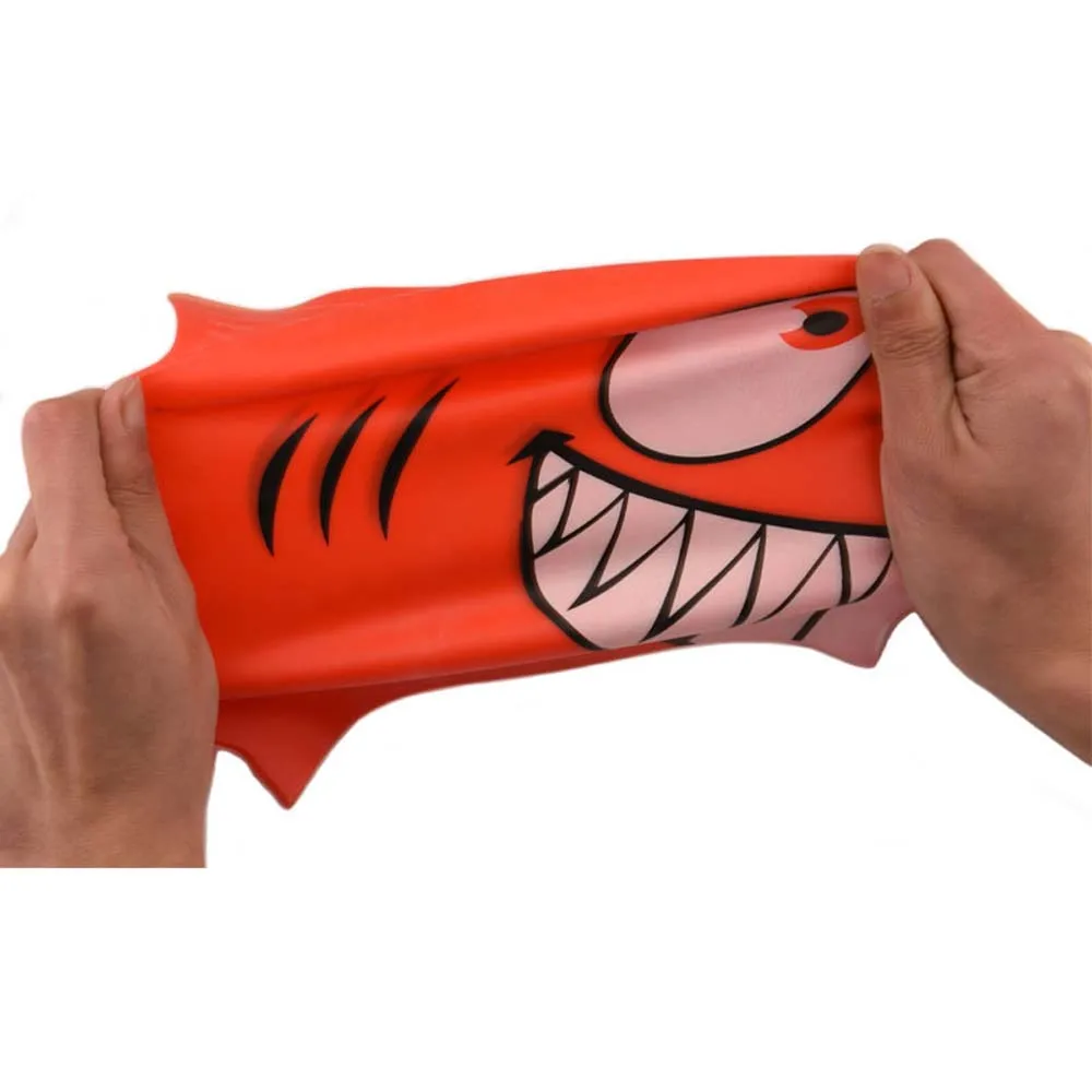 Swimming Cap Cartoon Shark Silicone for Children