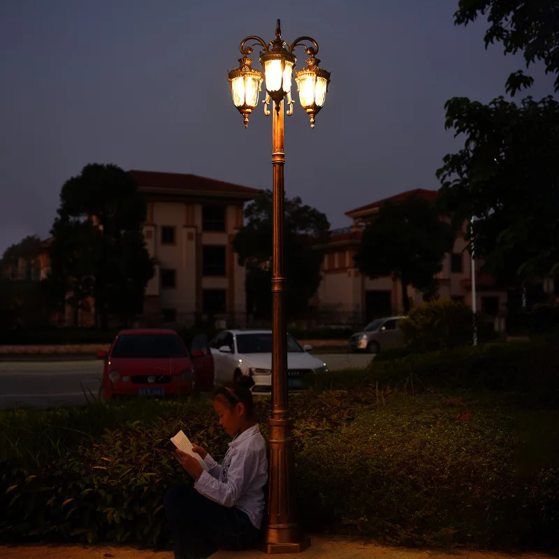 Outdoor Street Light Waterproof IP54 Industrial Garden Square Highway LED Road Lamp High Pole Landscape Lamp European Lighting