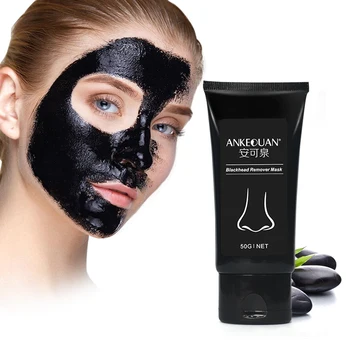 

AuQuest Charcoal Peeling Mask Face T Zone Cleanser Shrink Pore Remove Blackhead Pimple Acne Treatment Mask Facial Care
