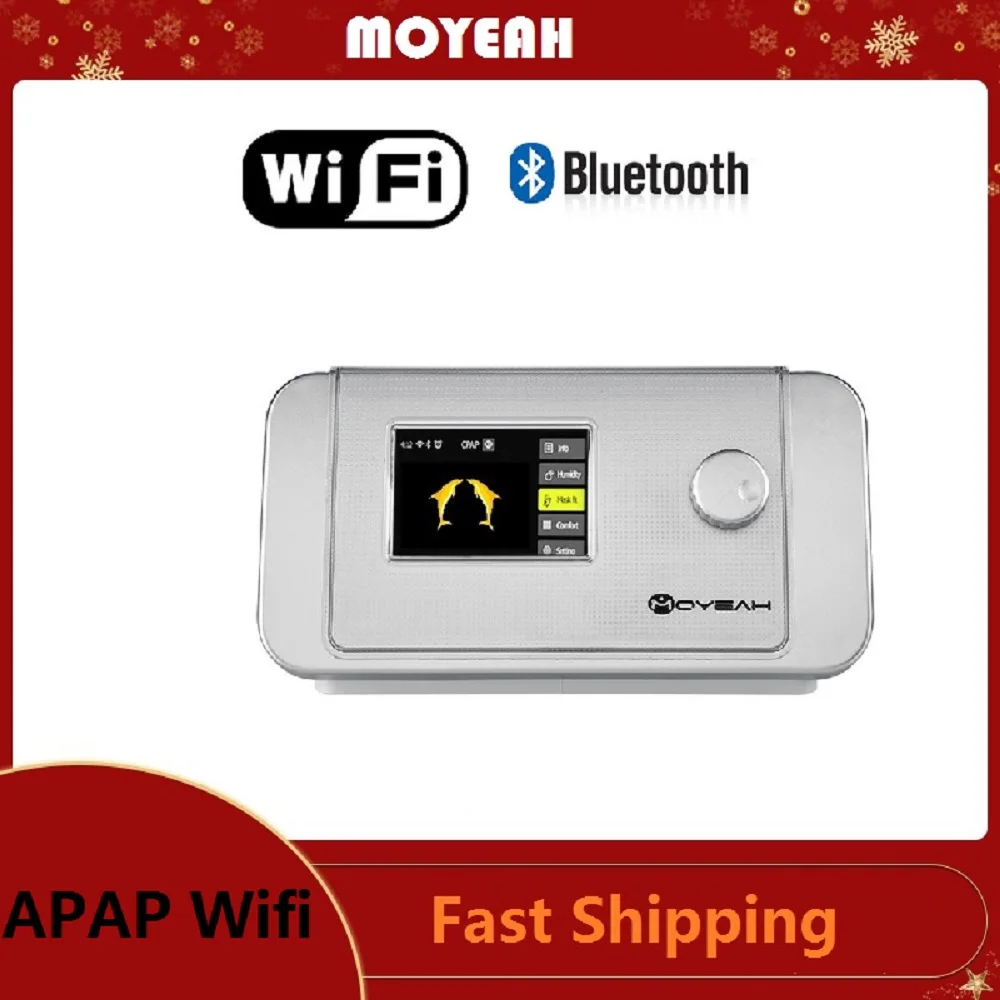 MOYEAH анти храп APAP Автоматическая CPAP дыхательная машина с Wifi Интернет подключен