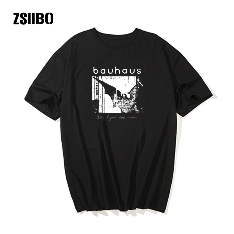 Облегающая футболка Bauhaus Batwing Bela Lugosi's Dead Herren Kurzarm Hemd Schwarz &amp Offiziell In Tasche мужские