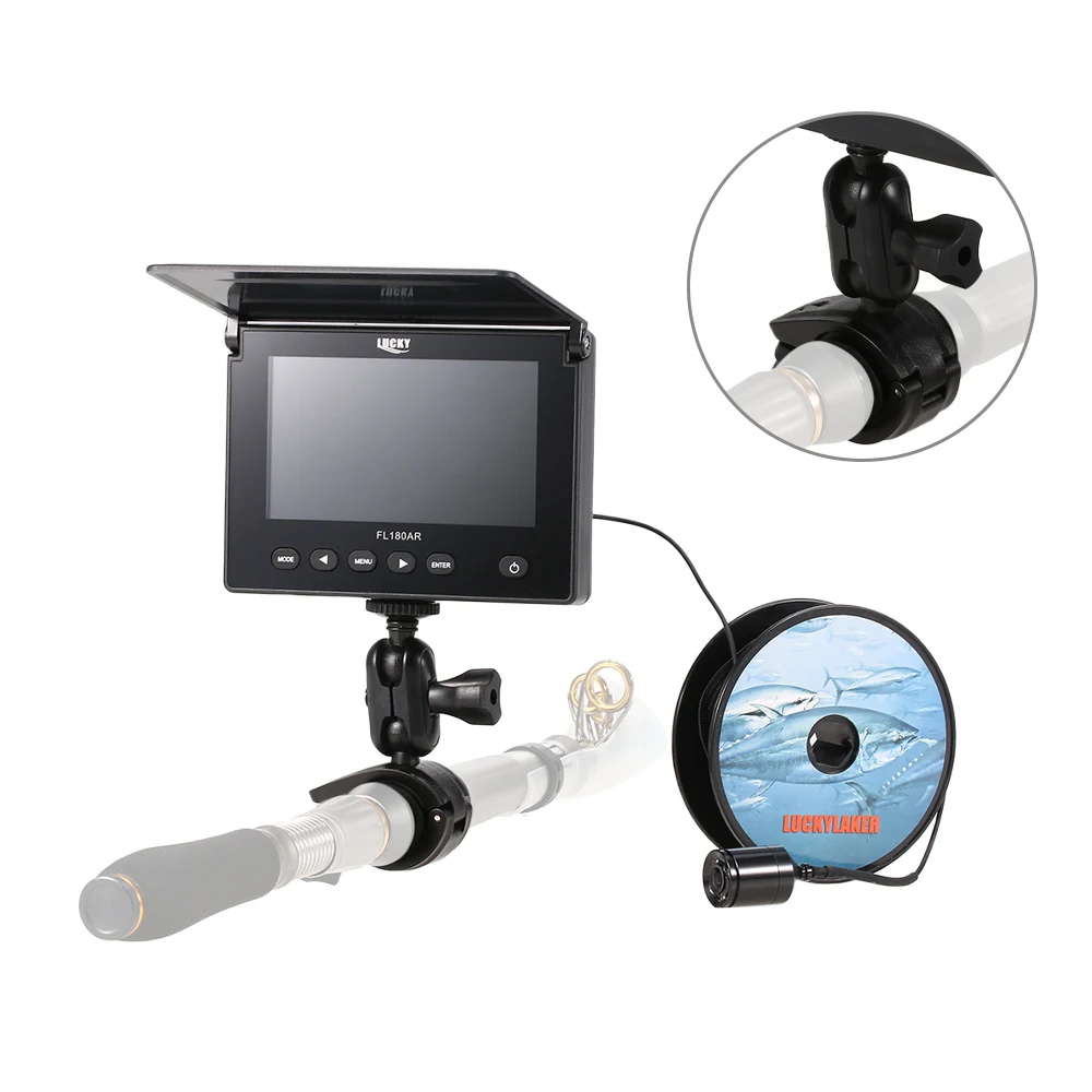 

20M 1000TVL Fish Finder Underwater Ice Fishing Video Camera 4.3" LCD Monitor LED Night Vision Fishing Camera