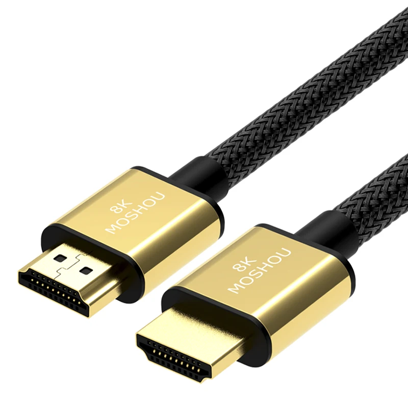 Видеокабель MOSHOU HDMI 2 1 ARC 8K @ 60 гц 4K 120 48 гбит/с шнур для усилителя телевизора
