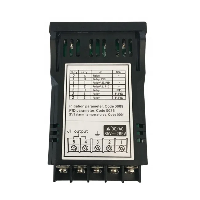 Intelligent PID Temperature Controller Thermostat, Digital Display, Industrial Use, 1300°C Capacity, 48x24mm