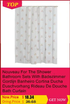 Doccia Set With Bathroom Banyo Perdeleri Shower Fabric Round Banheiro Rideau De Douche Douchegordijn Cortina Ducha Bath Curtain
