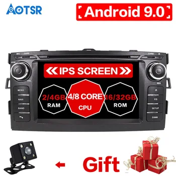 

The Newest Android9.0 Car DVD Player GPS navigation For Toyota Auris 2006-2012 Player multimedia radio unit GPS navigation video