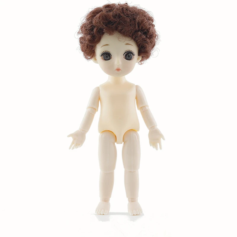 13 подвижных шарнирных 15 см 1/8 куклы игрушки BJD Детская кукла Обнаженная Женская мода тела Куклы Игрушки для девочек подарок нормальная кожа - Цвет: Brown F