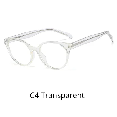 C4 Transparent Ralferty, высококачественные оптические очки, оправа для женщин, Ретро стиль, стрела, очки TR90, регулируемые весенние дужки, женские очки F93348 - Цвет оправы: C4 Transparent