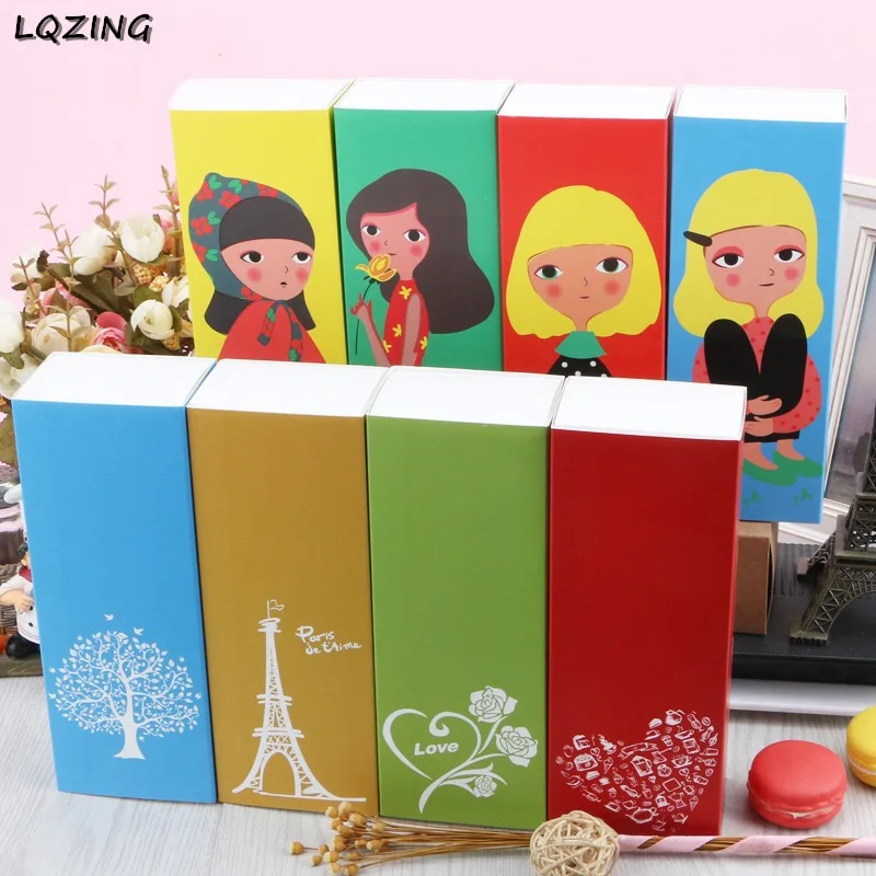 

Drawer Style Macaron Packing Box Packaged Girls Birthday Party Mooncake Storage Biscuit Paper Box Cake Decor Baking Accessories