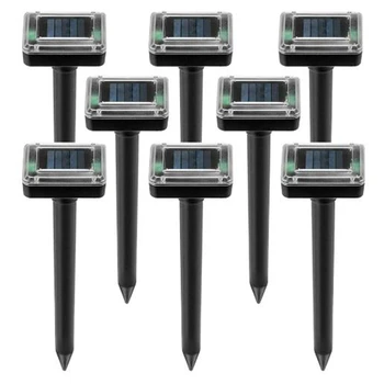 

8 Pcs Mole Repellent, Outdoor Solar Sonic Mole Repeller, Gophers Repellent, Snake Repellent, for lawn garden courtyard