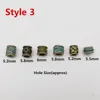 6Pcs/Pack mix Bronze Viking Rune hair braid dread beard dreadlock beads rings tube for hair accessories ► Photo 3/6