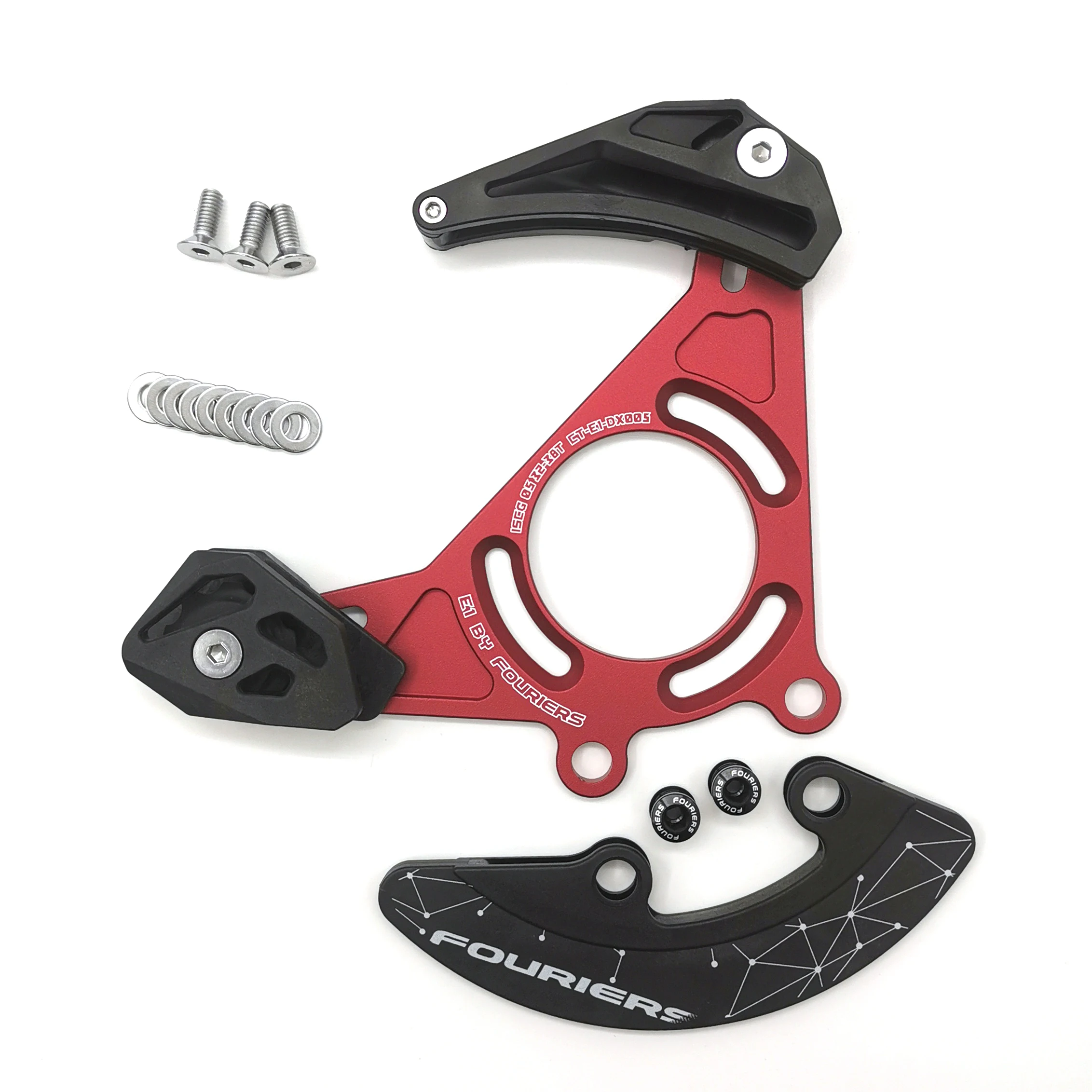 Top Fouriers Enduro DH Bike Chain Guide Chain FR XC Bashguard 32T-38T Single Speed Device ISCG ISCG05 For 1X Drivetrain 11