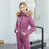 New Fashion One-Piece Ski Suit Women Warm Skiing Jumpsuit Snowboarding Suits Female Outdoor Snow Costumes Winter Overalls ► Photo 2/6