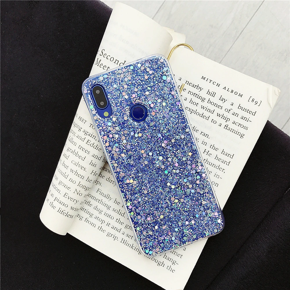 Для Xiao mi Red mi 5 6 Pro Note 5 6 7 Pro чехол Роскошный силиконовый Блестящий со стразами и пайетками чехол для телефона для Xiaomi mi 8 9 SE Lite