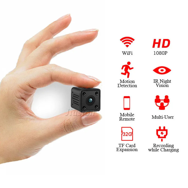 Мини видеорегистратор с Wi Fi HD DV шпионская камера Oculta 1080P беспроводная ИК