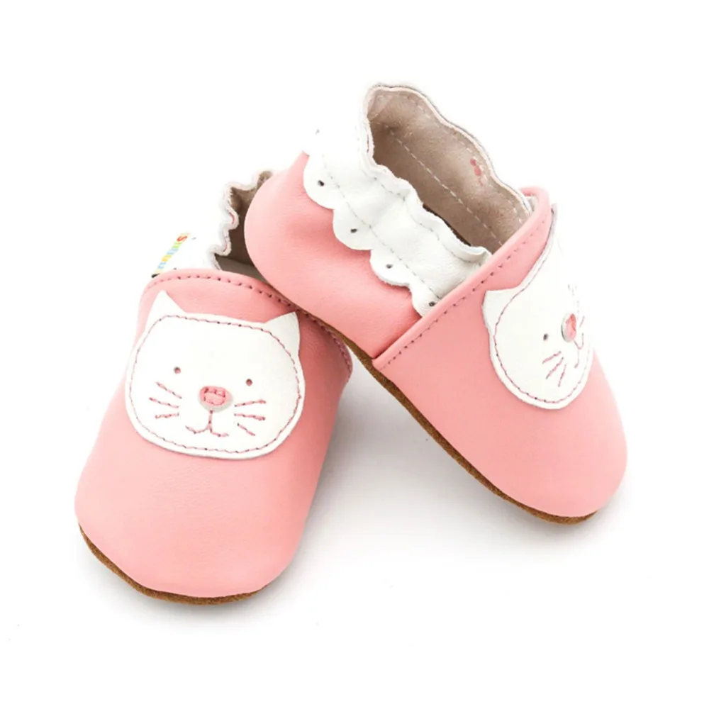 Нескользящая детская обувь из мягкой натуральной кожи для маленьких мальчиков и девочек; мокасины для малышей; тапочки; обувь для первых шагов