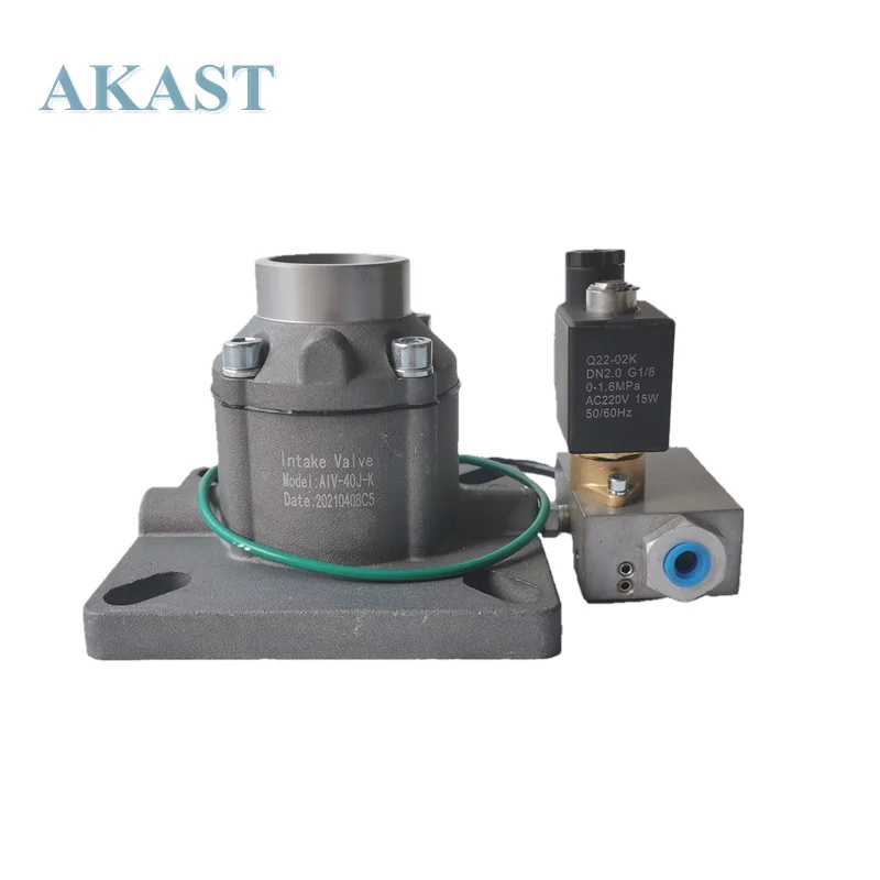 AIV-40J-K (Flange Size:136*136)General Intake Valve Assembly With 220V Solenoid and Module Fits 15KW Screw Air Compressor | Обустройство
