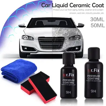 

30ml/50ml Car Polish Ceramic Car Coating 9H High Hardness Gloss Hydrophobic Glass Coating Paint Care liquid glass