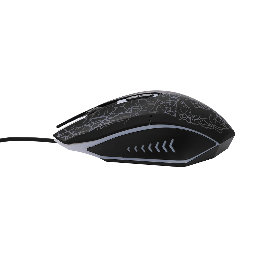 Клавиатура и мышь Combo N-Key rolover Проводная игровая мышь Бесшумная клавиатура RGB мышь 104 клавиш водонепроницаемый дизайн дыхательные огни