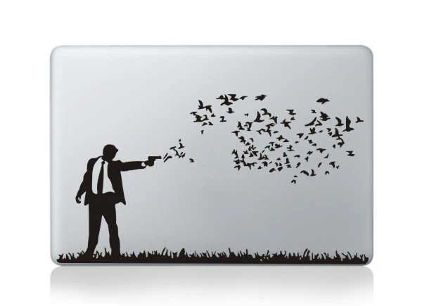 MB black-Part E (45) Наклейка для ноутбука s для Macbook air 13 Чехол retina Pro 13 15 дюймов наклейка для ноутбука xiaomi lenovo hp asus частичные наклейки - Цвет: MB black-Part E (45)