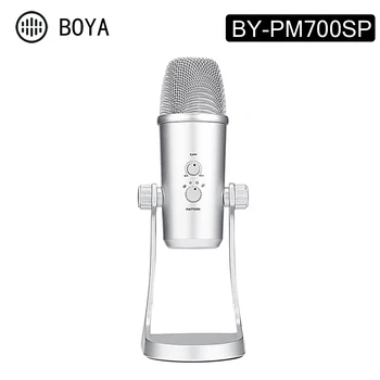 شراءBoya By-Pm700Sp Usb ميكروفون الثلاثي كبسولة آيفون أندرويد الهاتف الذكي ويندوز ماك الكمبيوتر المحمول الكمبيوتر مقابلة حية