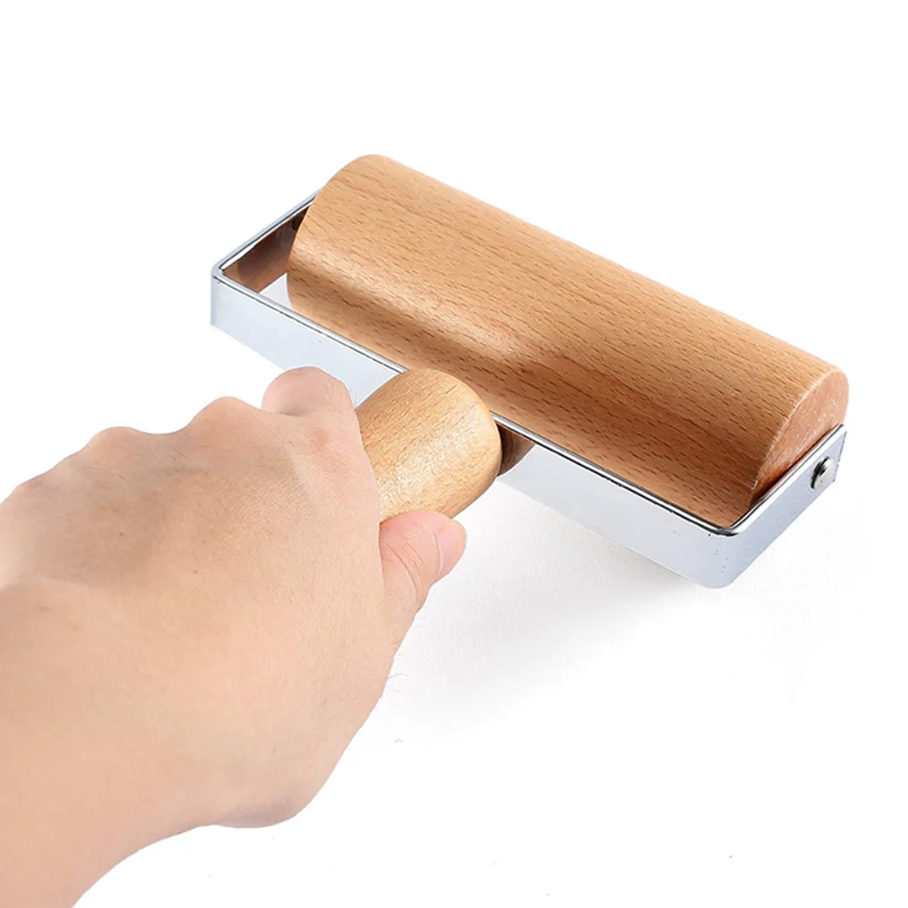 Wooden Rolling Pin, Hand Dough Roller for Pastry, Fondant, Cookie Dough, Chapati, Pasta, Bakery, Pizza Kitchen Tool