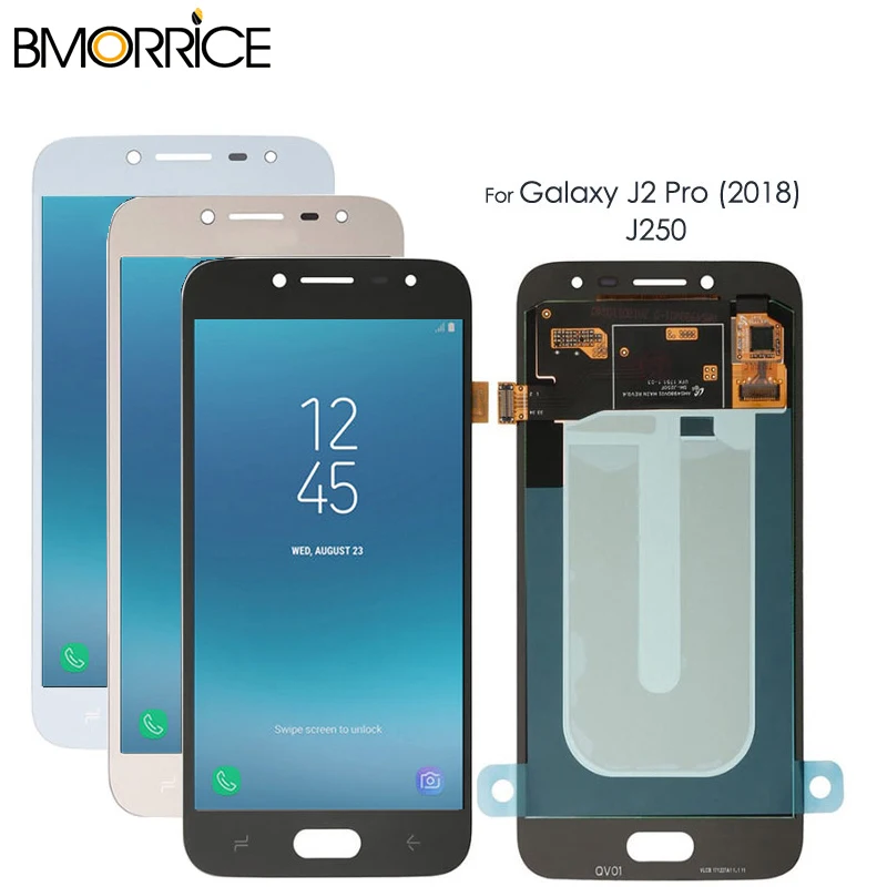 AMOLED / TFT LCD For Samsung Galaxy J2 Pro J250 J250F J250H J250M LCD Display Touch Screen Digitizer Assembly 5''