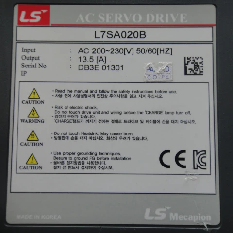 LS Ac сервопривод L7SA020B L7-SA020B