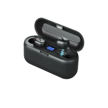 

Digital Display Wireless Stereo Automatic Pairing Microphone Noise Cancelling With Charging Box Waterproof Bluetooth Earphone