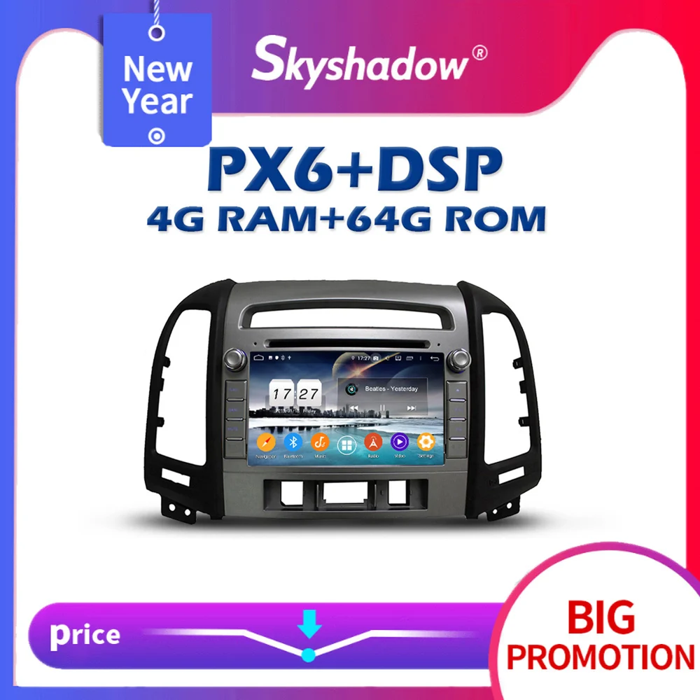 Автомобильный DVD плеер Carplay PX6 DSP IPS Android 10 64 ГБ + 4G GPS карта AHD RDS радио WIFI Bluetooth 5 0 для