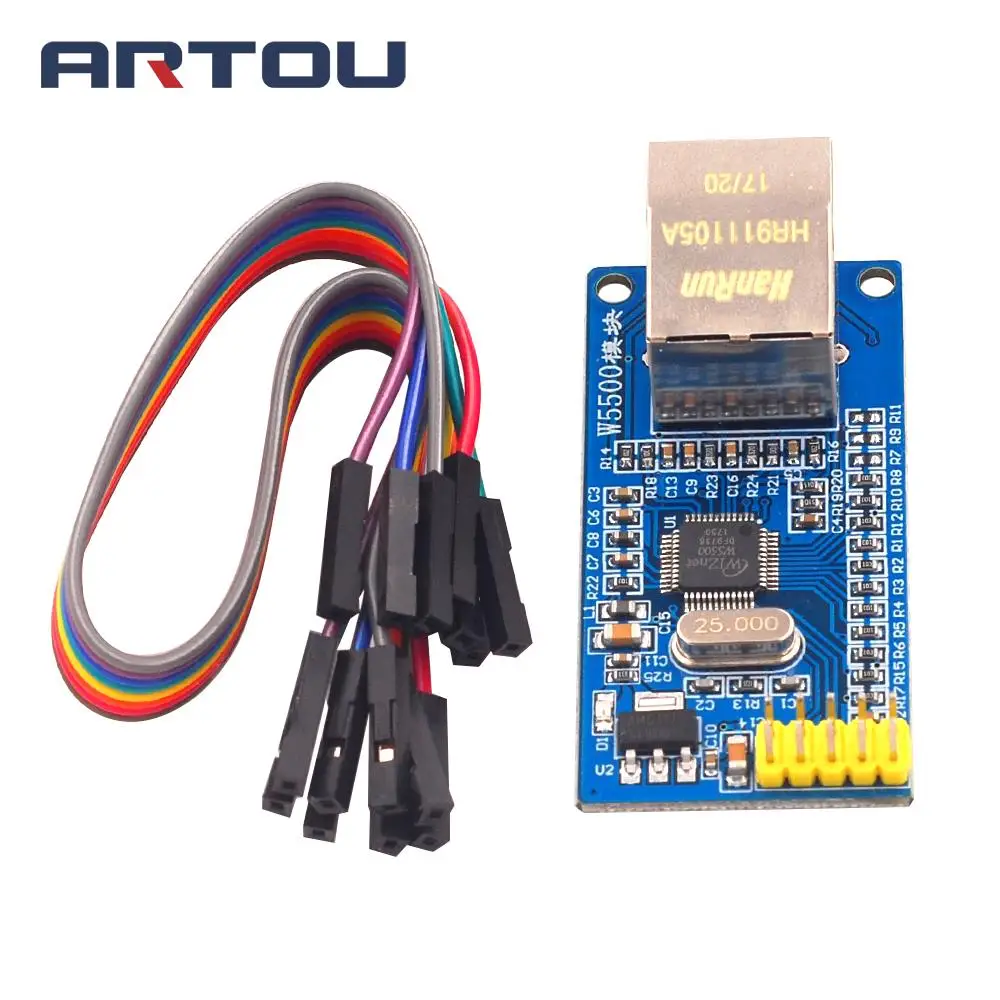 Сетевой модуль W5500 Ethernet оборудование TCP / IP 51/STM32 программа микроконтроллера через