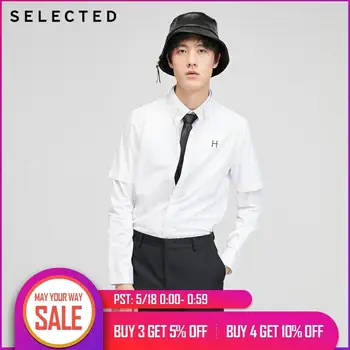 

SELECTED Men's Summer Loose Fit Letter Print Short-sleeved Shirt S|420204520
