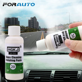 

FORAUTO 50ml Car Glass Cleaning Polishing Paste Wax Glass Oil Film Removing Car Wash Maintenance Window Repair Auto Accessories