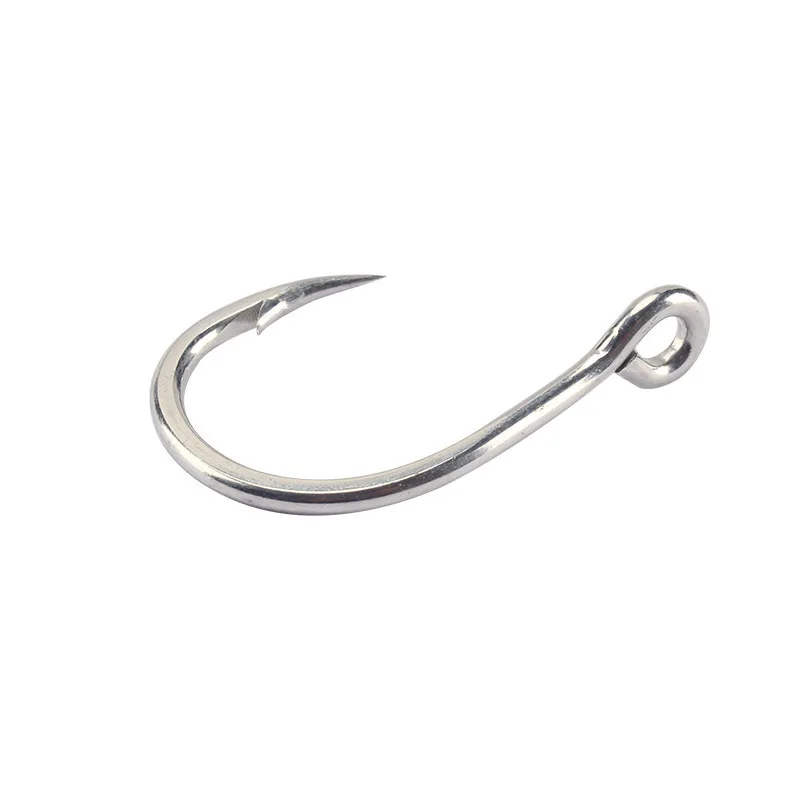 Рыболовный крючок, Mustad, крючки для джига, 10881 Высокоуглеродистая Сталь, Океанский джиг, большой колючий крючок с отверстием, крючки для кальмара, карпа, жесткая приманка, крючок