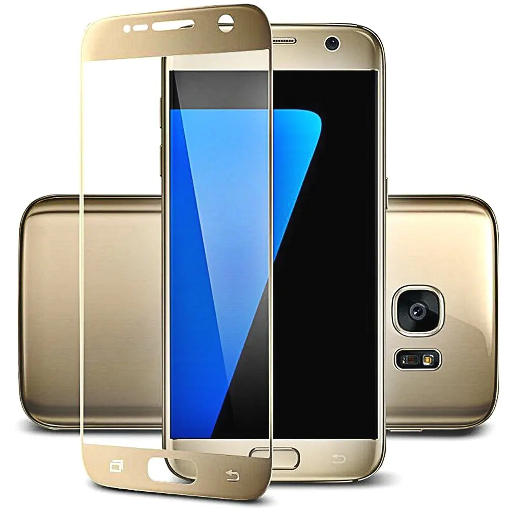 Ubuy Samsung Galaxy S7 Edge Screen Guard 3-Pack Tempered Glass