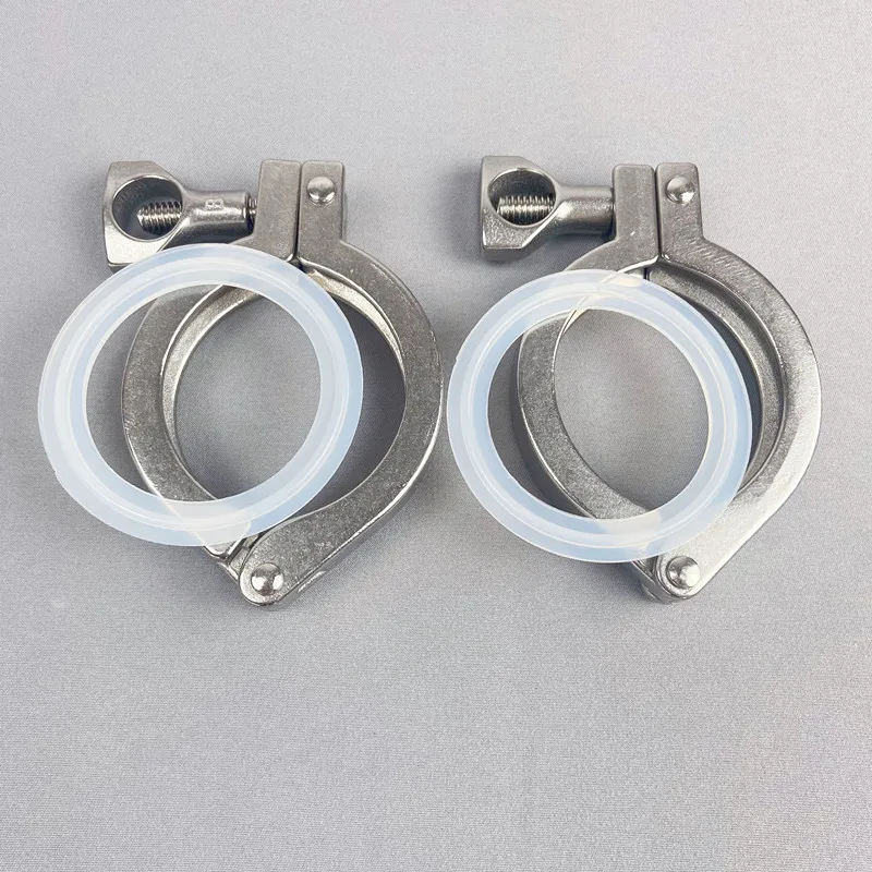 Spring Hose Clamp 1.5"-6" Stainless Steel Sanitary Tri Clamp Clamps Clover For Ferrule SS304