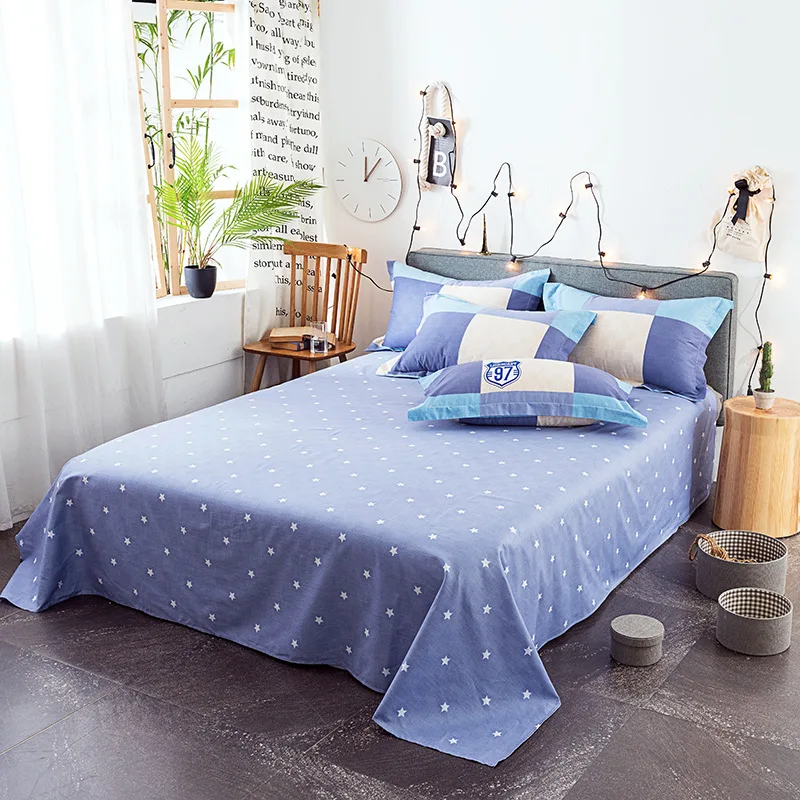 Style 3 Dreampatar простой горошек хлопок 1 шт. Одиночная двойная домашняя комфортная кровать простыни модный активный принт Мягкая Кровать Текстиль Кровать BY226B - Цвет: Style 3