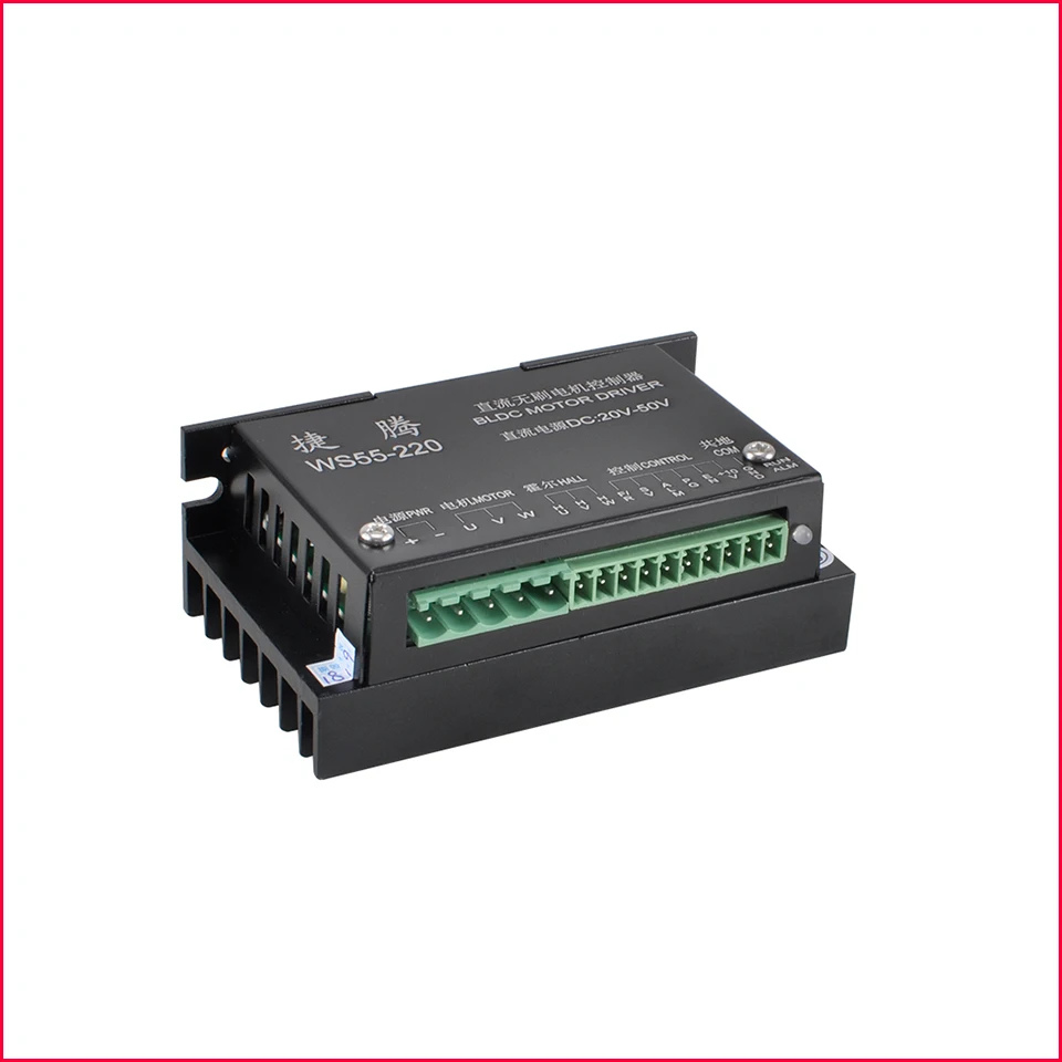 Керамический конденсатор DC 20-50V Драйвер шагового двигателя 0.5KW числового программного управления WS55-220 драйвер постоянного тока для 500W бесщеточный электродвигатель вращения шпинделя