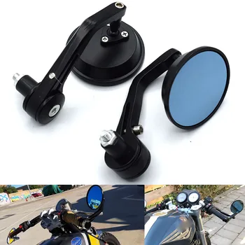 

Universal Aluminum Motorcycle Rearview Mirror Handle Rearview Mirror For Yamaha YZF600R YZF750 YZF1000 R XJR1300 FJR1300 XTZ1200