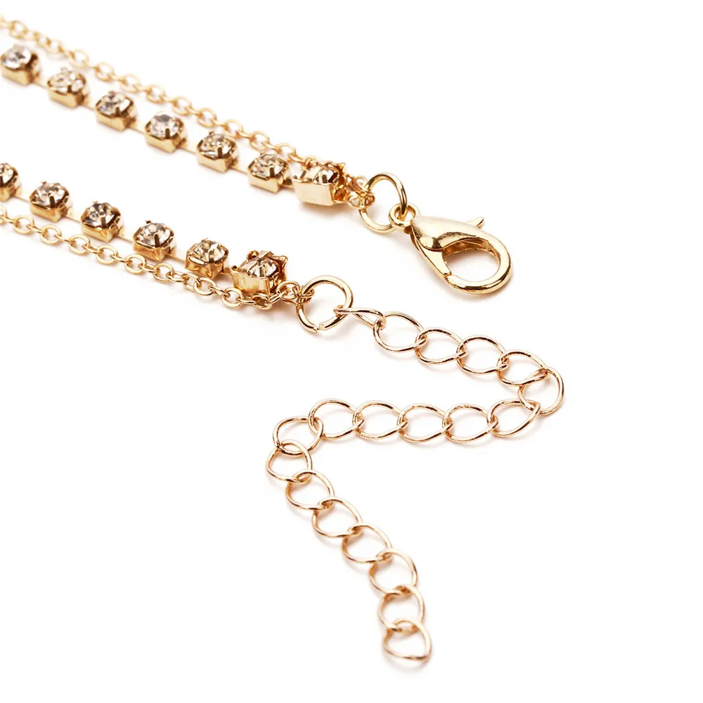 IngeSight. Z модные роскошные стразы колье ожерелье воротник заявление милый кулон-Сердце ожерелье для женщин минималистичные ювелирные изделия