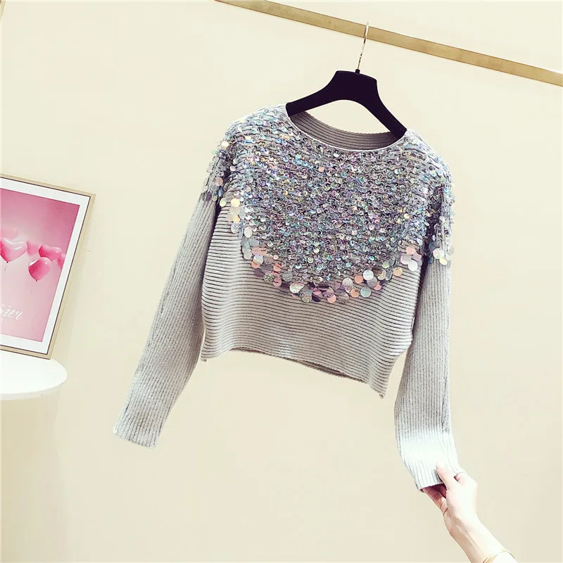 SuperAen Knitwear Long-Sleeved V-neck Spring and