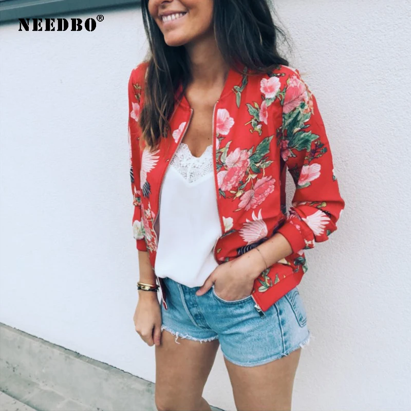 NEEDBO негабаритная куртка женская повседневная одежда пальто Veste Женская куртка осенне-весенняя куртка женская куртка с длинным рукавом ветровка