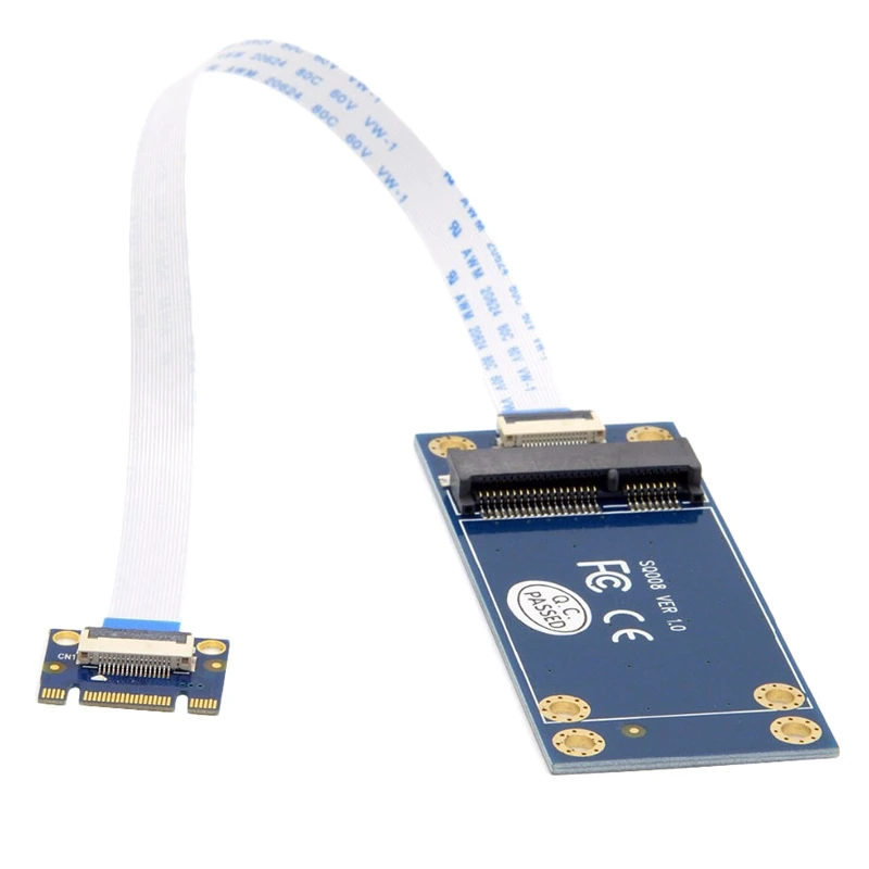 

HOT-50Mm Mini Pci-E 52Pin Msata Ssd To M.2 Ngff B-Key Adapter Add on Cards Pcba