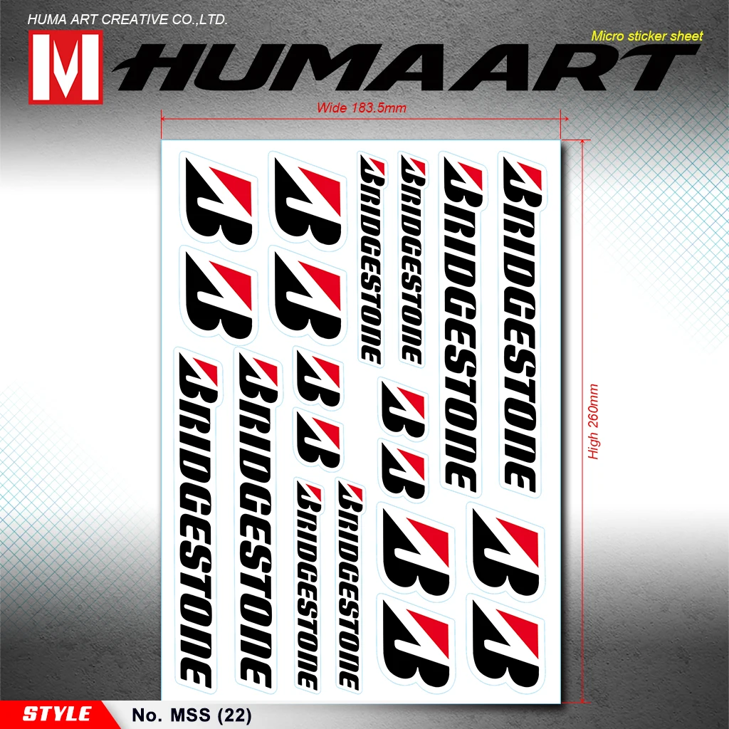 Наклейки на мотоцикл HUMAART лист с наклейками Graphics самоклеящиеся для езды