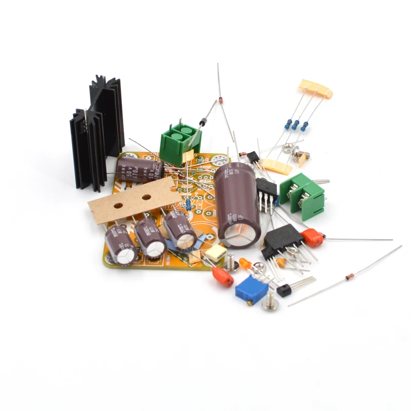 Enhanced High-Precision Discrete Regulated Power Supply Kit & Assembled Board (Single Rail 5-36VDC)
