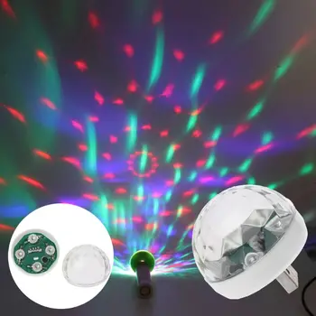 

LED USB Car Ambient Light 5V RGB Mini Light Color Changing Sound Actived 28GC