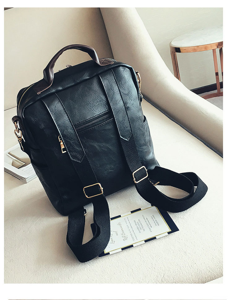 Классический рюкзак из искусственной кожи Ms. Backpack школьный рюкзак для девочек