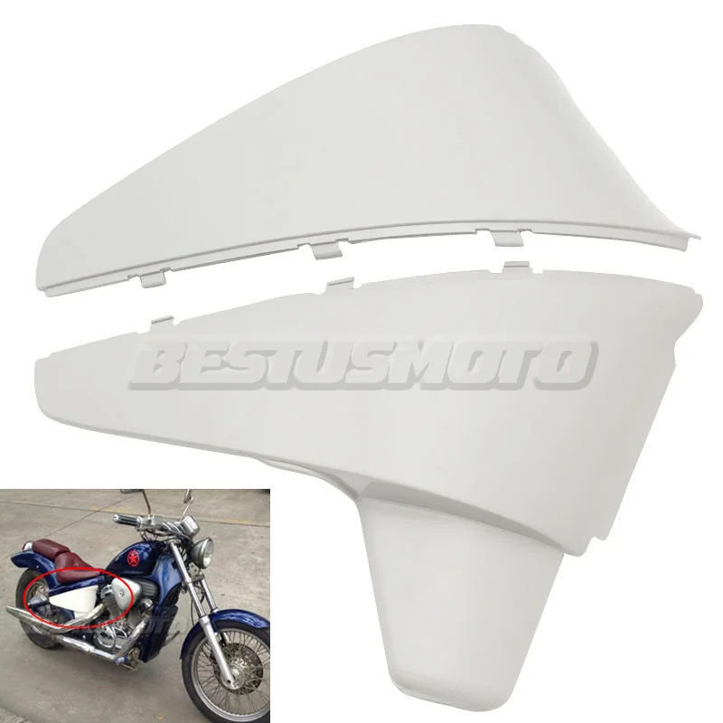 Неокрашенная боковая крышка аккумулятора из АБС пластика для мотоцикла Honda Shadow
