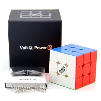 

Qiyi mofangge valk3 power M magnet 3x3 magic speed cube stickerless puzzle valk 3 magnetic professional cubes toys for children